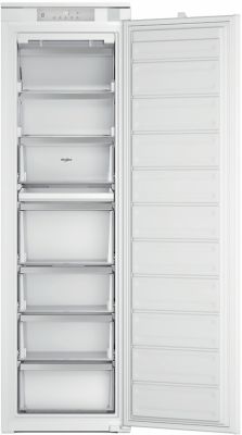 Морозильна камера Whirlpool вбудована, 177x54х54.5, 209л, E, NF, інв., білий