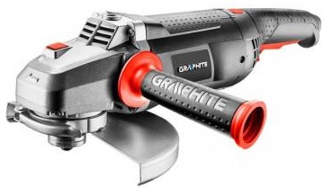 Шліфмашина кутова GRAPHITE 230мм 2350Вт 6500об/хв 4.85кг