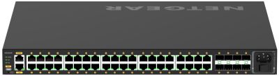 Комутатор NETGEAR M4250-40G8F-PoE+ (GSM4248P) 40x1GE PoE+(480W), 8xSFP, AV Line керований L2