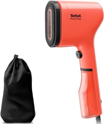 Відпарювач Tefal компактний Pure Pop, 1300Вт, 70мл, постійна пара - 20гр, червоний