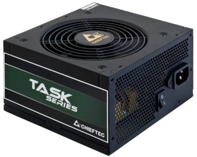 Блок живлення CHIEFTEC Task  (600W), >85%, 80+ Bronze, 120мм, 1xMB 24pin(20+4), 1xCPU 8pin(4+4), 3xM