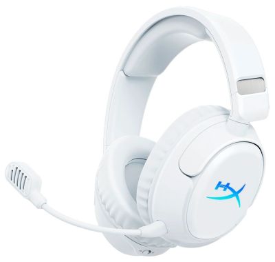 Гарнітура ігрова HyperX Cloud Flight 2, WL/USB-A/USB-C, білий