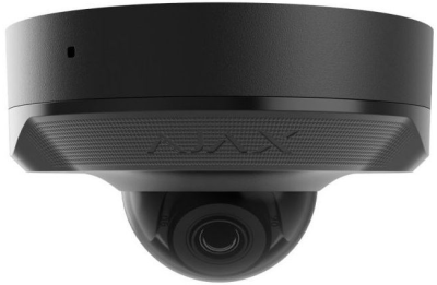 IP-Камера дротова Ajax DomeCam Mini, 8мп, 4мм, Poe, True WDR, IP 65, ІЧ 30м, аудіо, кут огляду 75°до
