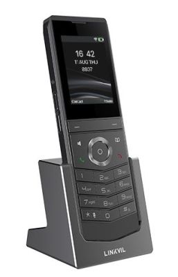 Портативний Wi-Fi телефон Fanvil W611W, 1x3.5 мм роз'єм для гарнітури, Wi-Fi 6, SIP, 2.4" кольоровий