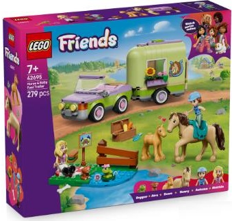 Конструктор LEGO Friends Причіп для коня й лошати
