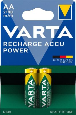 Акумулятор Varta NI-MH Power AA 2100 мА•г, 2шт