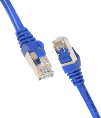Патч-корд 2E САТ 6, UTP, 1м, 26AWG, RJ45, 7/0.16, Cu, PVC, синій