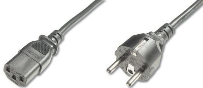 Кабель живлення DIGITUS Schuko > C13, 1.2м, чорний