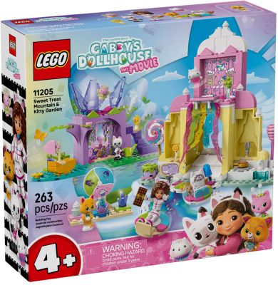 Конструктор LEGO Gabby's Dollhouse Гора солодощів і сад Кітті