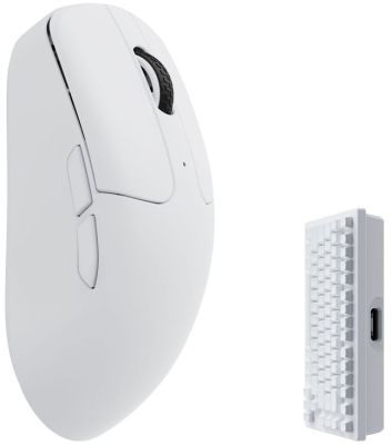 Миша Keychron M2 BT/WL/USB-A/USB-C, 4K, білий