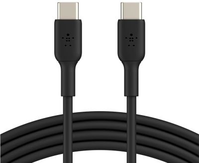 Кабель Belkin USB-C > USB-C заряджання/синхронізації 60Вт PD, 1м, PVC, чорний
