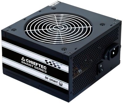 Блок живлення CHIEFTEC Smart  (600W), >85%, 120мм, 1xMB 24pin(20+4), 1xCPU 8pin(4+4), 2xMolex, 4xSAT