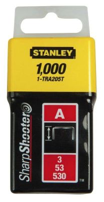 Скоби Stanley "Light Duty", тип А, 6мм, 1000шт