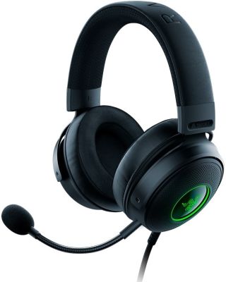 Гарнітура ігрова Razer Kraken V3, 7.1, USB-A, RGB, 2м, чорний
