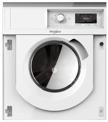 Прально-сушильна машина Whirlpool вбудована фронтальна, 7(5)кг, 1400, C, 60см, дисплей, пара, інверт
