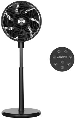 Вентилятор ARDESTO FN-W1412EGR підлоговий, 40см, 35Вт, пульт ДК, висота 90-110 см, 3D-обертання, дис