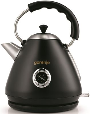 Електрочайник Gorenje 1.7л, пластик, чорний