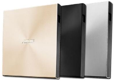 Привід оптичний портативний ASUS ZenDrive SDRW-08U9M DVD+-R/RW burner M-DISC USB Type-C Type-A чорни