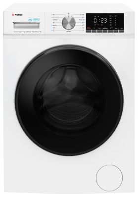 Пральна машина Hansa фронтальна, 8кг, 1400, A+++, 46см, пара, дисплей, білий