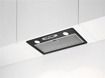 Витяжка Electrolux вбудована, 52см, 600м.куб/год., чорний