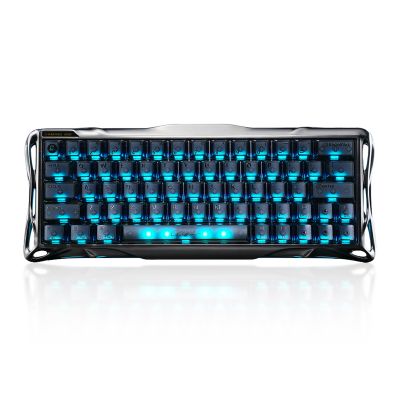 Клавіатура магнітна GravaStar Mercury V60 60keys, UFO Magnetic Gaming, 8K, USB-A, RGB, Gunmetal Smok