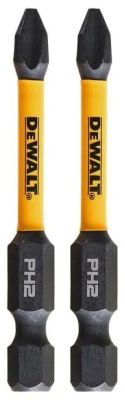 DeWALT Набір біт DeWALT ударні, IMPACT TORSION, Philips, Ph2, L=57мм, 2шт