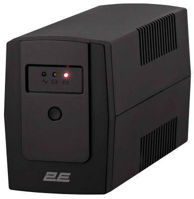 Джерело безперебійного живлення 2E ED850, 850VA/480W, LED, 2xSchuko