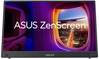 Монітор портативний Asus 15.6" ZenScreen MB16AHG mHDMI, 2xUSB-C, IPS, 144Hz, 3ms, FreeSync
