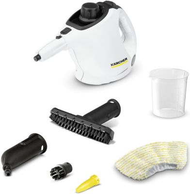 Пароочисник Karcher SC 1, 1200Вт, 200мл, 3Бар, білий