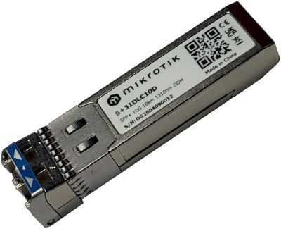 Трансивер MikroTik S+31DLC10D SFP+, 10GBaseLR, SM, 10км, 1310nm
