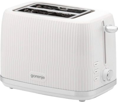 Тостер Gorenje, 850Вт, пластик/метал, білий