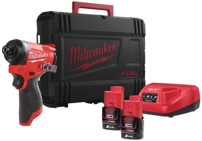 Гвинтоверт ударний акумуляторний Milwaukee M12 FID2-202X 12В АКБ 2х2А·год 170Нм 0-4000об/хв 1/4" жил
