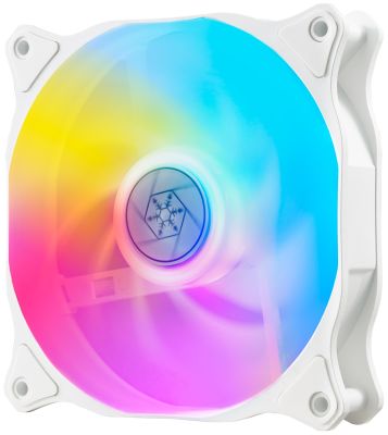Корпусний вентилятор SilverStone Air Blazer 120RW-ARGB, 120мм, 600-2200rpm, 4pin PWM, 3pin +5VARGB,