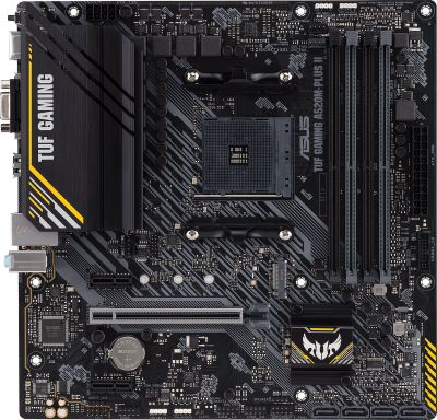 Материнcька плата ASUS TUF GAMING A520M-PLUS II sAM4 A520 4xDDR4 HDMI DP D-Sub mATX