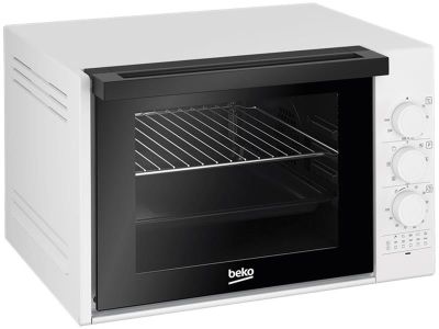 Піч електрична Beko, 30л, 1850Вт, механіч., гриль, конвекція, розморожування, біла