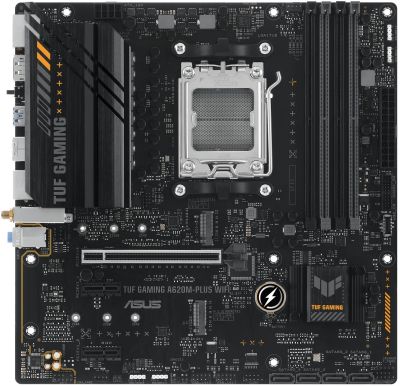 Материнcька плата ASUS TUF GAMING A620M-PLUS WIFI sAM5 A620 4xDDR5 HDMI DP Wi-Fi BT mATX