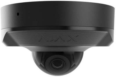 IP-Камера дротова Ajax DomeCam Mini, 8мп, 2.8мм, Poe, True WDR, IP 65, ІЧ 30м, аудіо, кут огляду 100