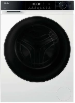 Прально-сушильна машина Haier фронтальна, 8(5)кг, 1400, A, 46.2см, дисплей, пара, інвертор, люк чорн