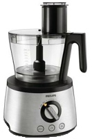 Кухонна машина Philips Avance Collection 1300Вт, чаша-пластик, корпус-метал, насадок-12, метал-чорни