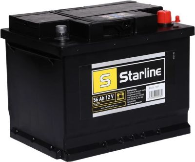Акумулятор Starline 12В 56А·год 480А R+ (BA SL 55P)