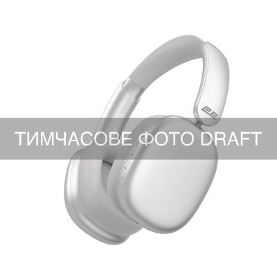2E Навушники Over-ear SVOЇ Plus, BT 5.4, IPX4, SBC, AAC, ANC, Mic, Сріблястий