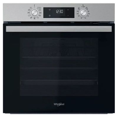 Духова шафа Whirlpool електрична, 71л, A+, дисплей, конвекція, телескопічні напрямні, нерж