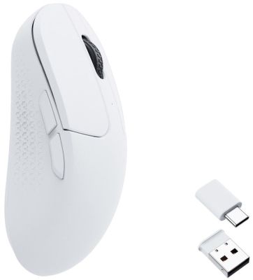 Миша Keychron M3 mini BT/WL/USB-A/USB-C, білий