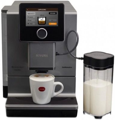 Кавомашина Nivona CafeRomatica 2.2л, зерно + мелена, автомат.капучинатор, авторецептів - 9, чорно -