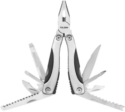 Мультитул Tolsen 102х46х23мм, 2Cr13 14шт