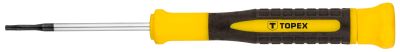 Викрутка TOPEX Torx, прецизійна, T8x50мм, сталь CrV