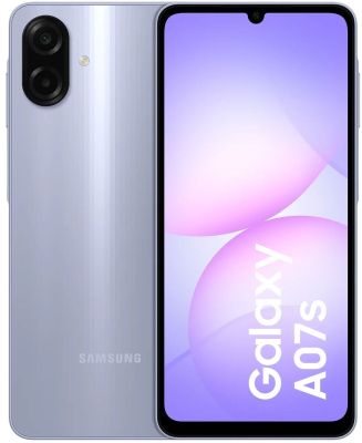 Смартфон Samsung Galaxy A07s (A077) 6.7" 4/128ГБ, 2SIM, 5000мА•год, фіолетовий світлий
