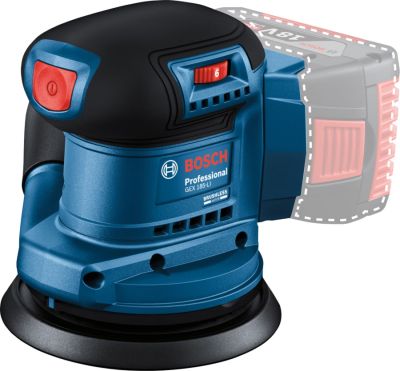 Шліфмашина ексцентрикова акумуляторна Bosch Professional GEX 185-LI 18В 125мм 6000-10000об/хв 0.93кг