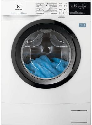 Пральна машина Electrolux фронтальна, 7кг, 1200, A, 48см, дисплей, інвертор, білий