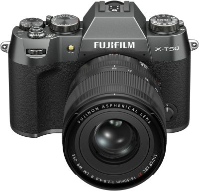 Цифр. фотокамера Fujifilm X-T50 + XF16-50mmF2.8-4.8 R LM WR Kit Charcoal silver